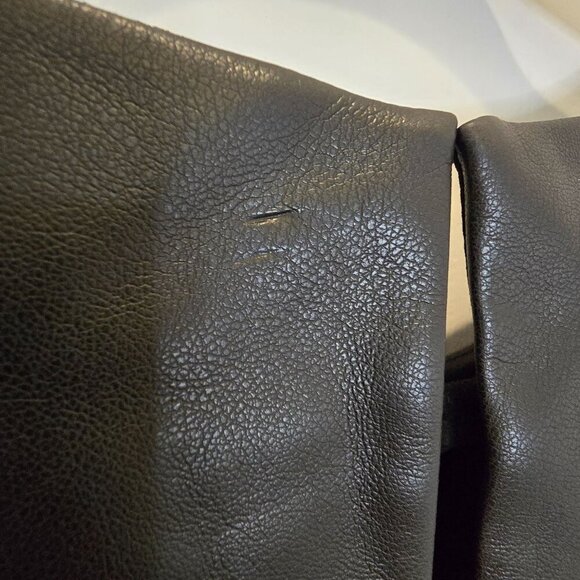 Sachin & Babi Holiday Party Diana Black Faux Leather Sleeveless Dress Size 14 - Picture 11 of 16